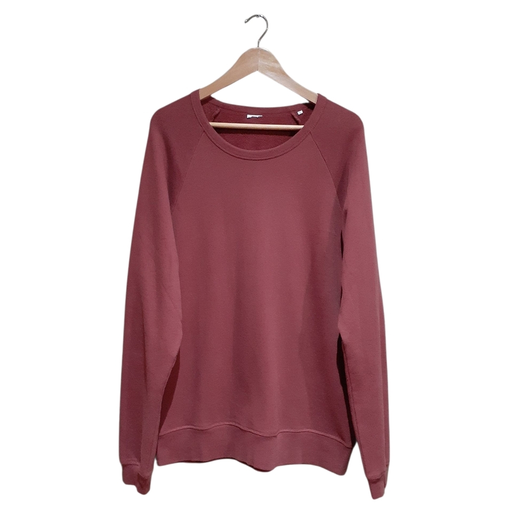 NN07 No Nationality Men's Jake Crewneck Sweater Brown Red Size Large